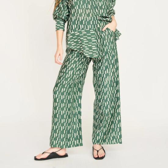  Mirth 스트레이트 팬츠 즐거움 티보트 팬츠 베르듀어 강우