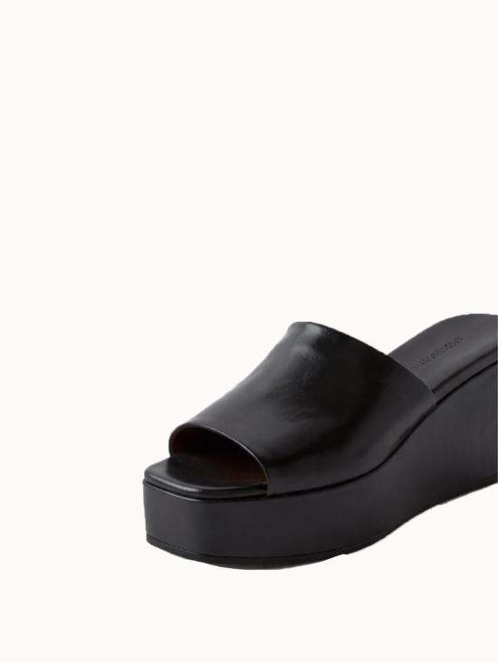  레이첼 코미 뮬/슬리퍼 페로우 웨지  블랙 - RACHEL COMEY