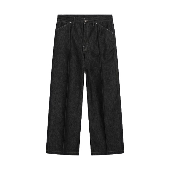 26SS 르메르 스터드 와이드 팬츠 PA1288LD1061 BK965 GREY