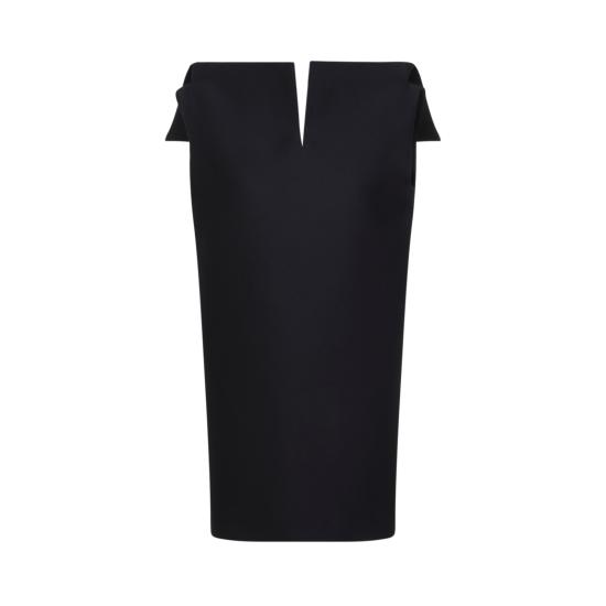 26SS 발렌시아가 미디 원피스 872522TUQ03 1000 BLACK