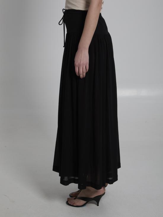 26SS 더로우 롱 스커트 10741W4385 BLK BLACK - THE ROW