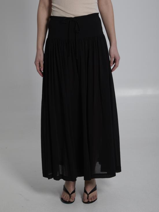 26SS 더로우 롱 스커트 10741W4385 BLK BLACK