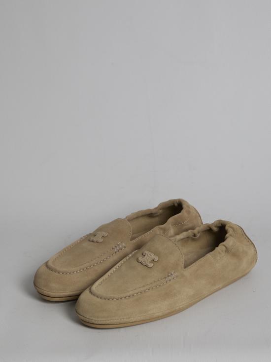 26SS 셀린느 스웨이드 카프스킨 트리옹프 아담 로퍼 364707029C 02BG BEIGE - CELINE