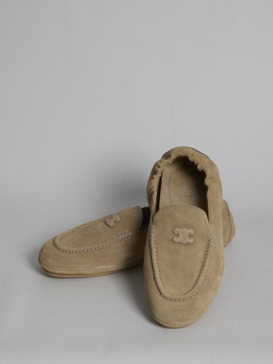 26SS 셀린느 스웨이드 카프스킨 트리옹프 아담 로퍼 364707029C 02BG BEIGE - CELINE