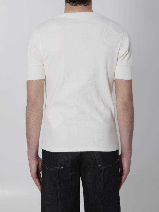 26SS 르메르 저지 헨리넥 탑 TS0007LJ1030 WH086 WHITE - LEMAIRE