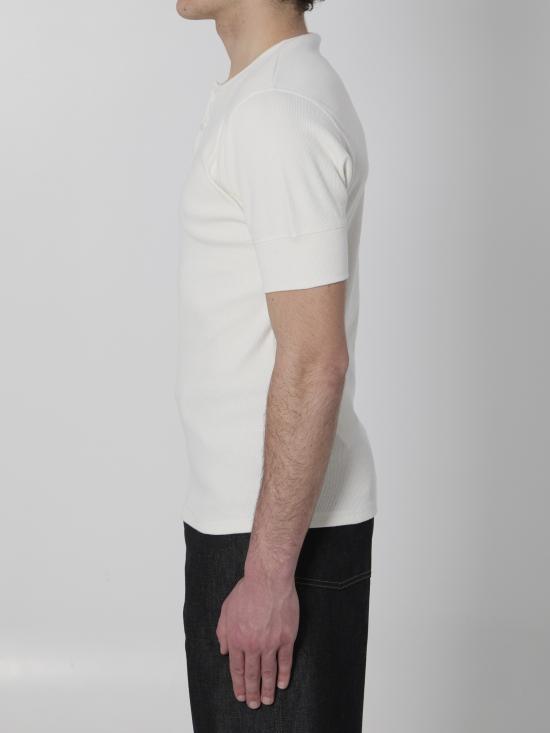 26SS 르메르 저지 헨리넥 탑 TS0007LJ1030 WH086 WHITE - LEMAIRE