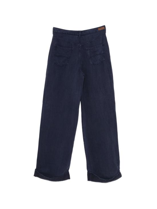 26SS 엠포리오 아르마니 스트레이트 팬츠 EW000737AF14857UA086 BLUE - EMPORIO ARMANI