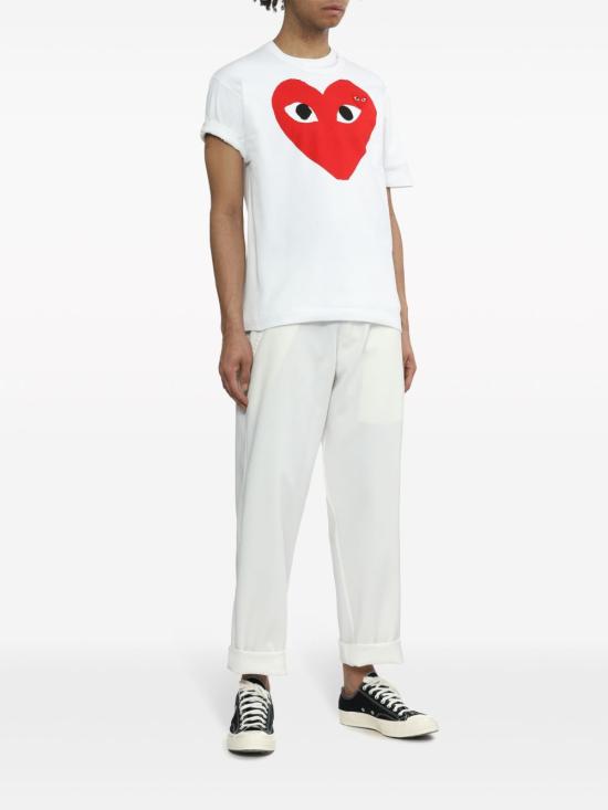 26SS 꼼데가르송 반팔 티셔츠 AXT0261 WHITE - COMME DES GARCONS