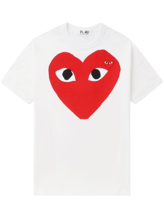 26SS 꼼데가르송 반팔 티셔츠 AXT0261 WHITE