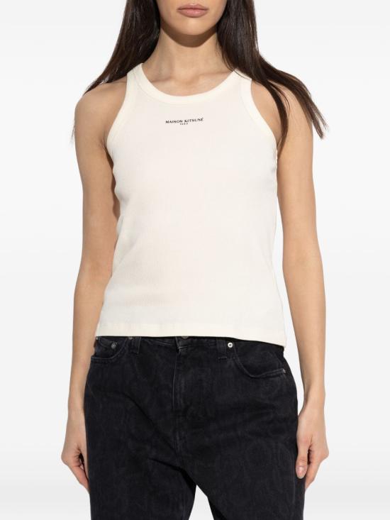 26SS 메종키츠네 바디수트 티셔츠 QW00600KA00330063 BEIGE - MAISON KITSUNE