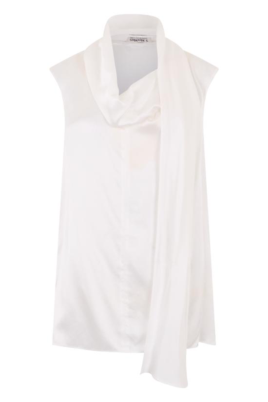 26SS 에스막스마라 바디수트 티셔츠 SMMDRY2619161033600001 White