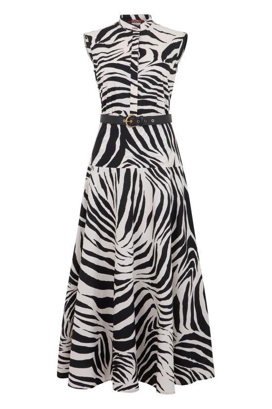 26SS 막스마라 스튜디오 롱 원피스 MSTWEST2616221142600001 Animalier