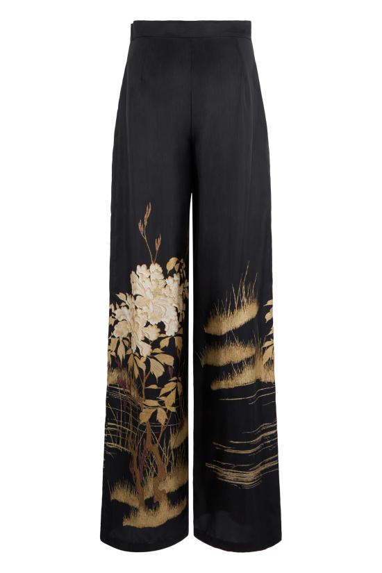 26SS 막스마라 스튜디오 스트레이트 팬츠 MSEMAPPA2616131034600003 black - MAX MARA STUDIO