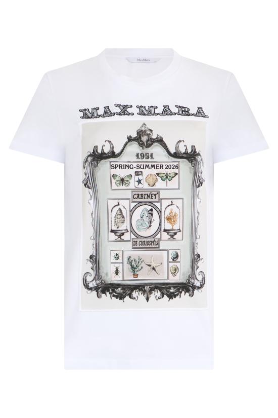 26SS 막스마라 반팔 티셔츠 MXMSPADINO2611941062600019 White