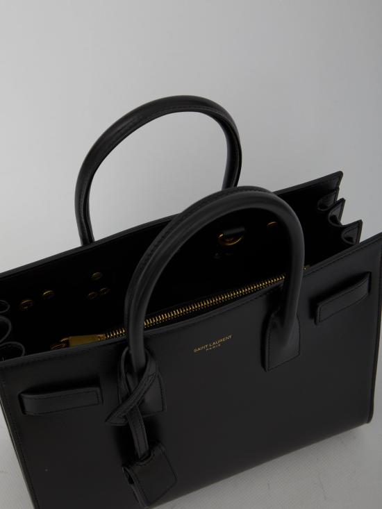  생로랑 스무스 레더 삭 드 주르 베이비백 42186302G9W1000 black - SAINT LAURENT