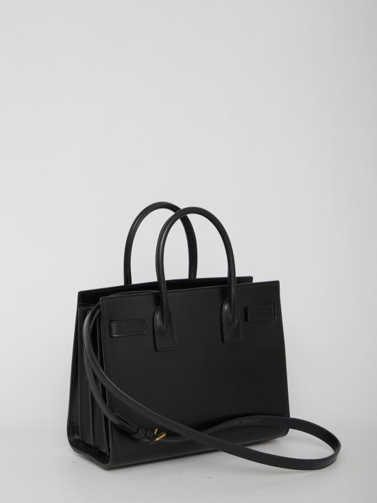  생로랑 스무스 레더 삭 드 주르 베이비백 42186302G9W1000 black - SAINT LAURENT