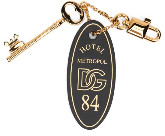 26SS 돌체앤가바나 키링 BI3479A050080999 black - DOLCE & GABBANA