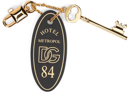 26SS 돌체앤가바나 키링 BI3479A050080999 black - DOLCE & GABBANA