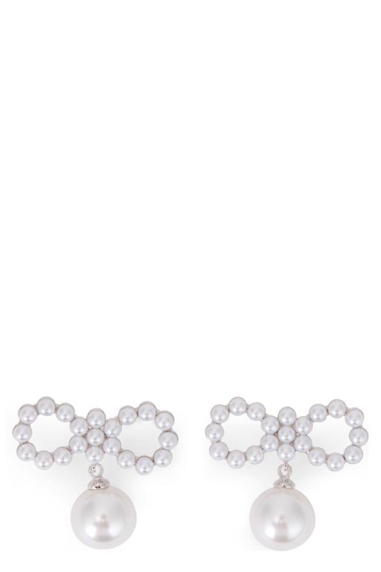 26SS 셀프 포트레이트 이어링 SS26606EPPEARL Silver