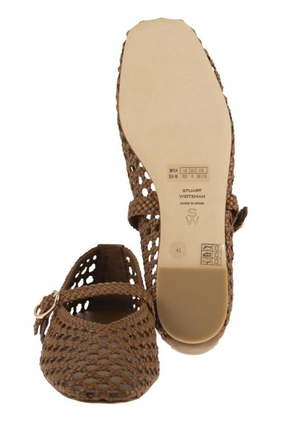 26SS 스튜어트 와이츠먼 플랫 슈즈 SN724 YVY BROWN - STUART WEITZMAN