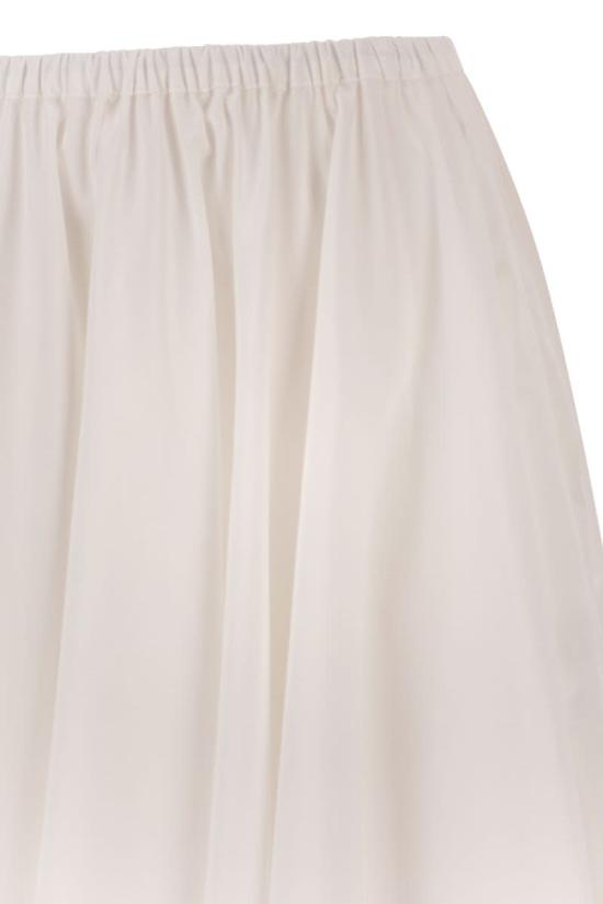 26SS 파비아나 필리피 롱 스커트 GND276F828D650 21 WHITE - FABIANA FILIPPI