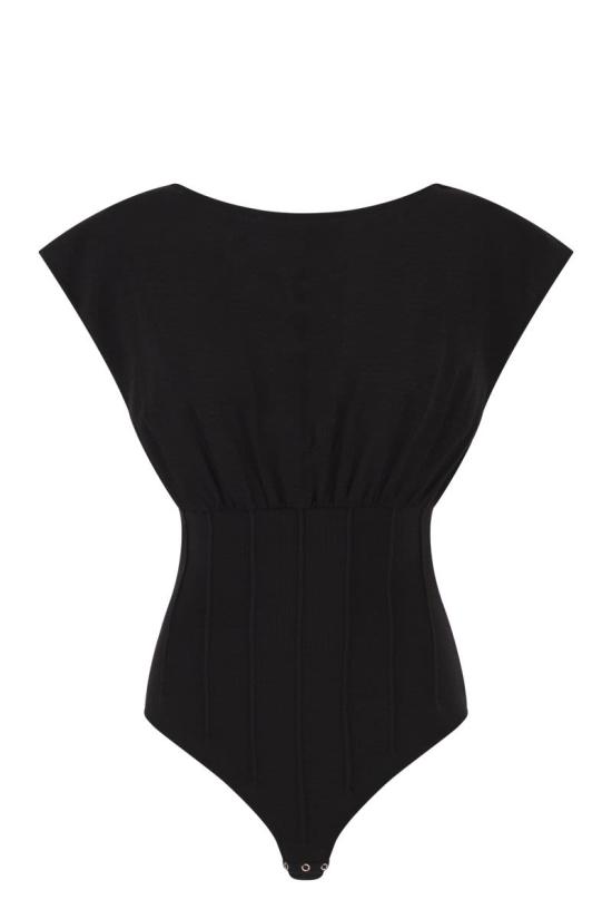 26SS 엘리자베타프랜치 바디수트 티셔츠 BK78T62E2 110 BLACK