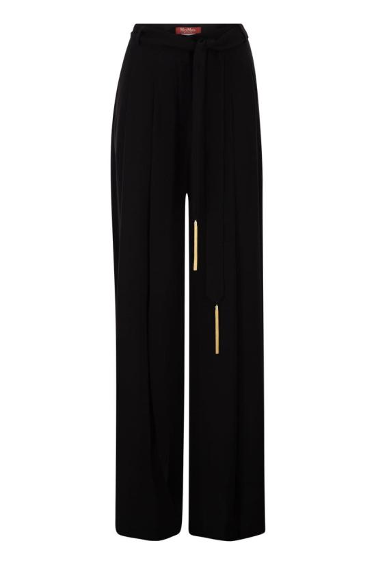 26SS 막스마라 스트레이트 팬츠 2616131014600 001 BLACK