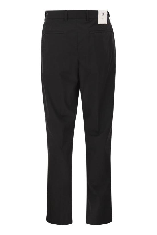 26SS 피티토리노 스트레이트 팬츠 COZSRAZA0KLT VD04 0990 BLACK - PT TORINO