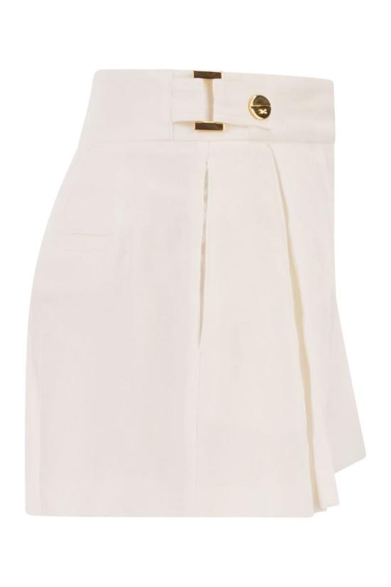 26SS 엘리자베타프랜치 숏팬츠 SH01162E2 360 IVORY - ELISABETTA FRANCHI