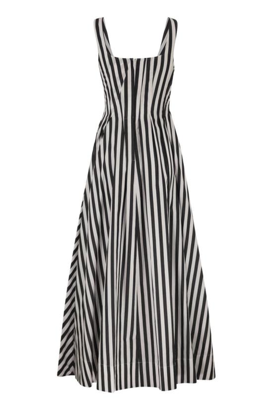 26SS 막스마라 스포츠막스 롱 원피스 2612221112600 004 WHITE BLACK - SPORTMAX