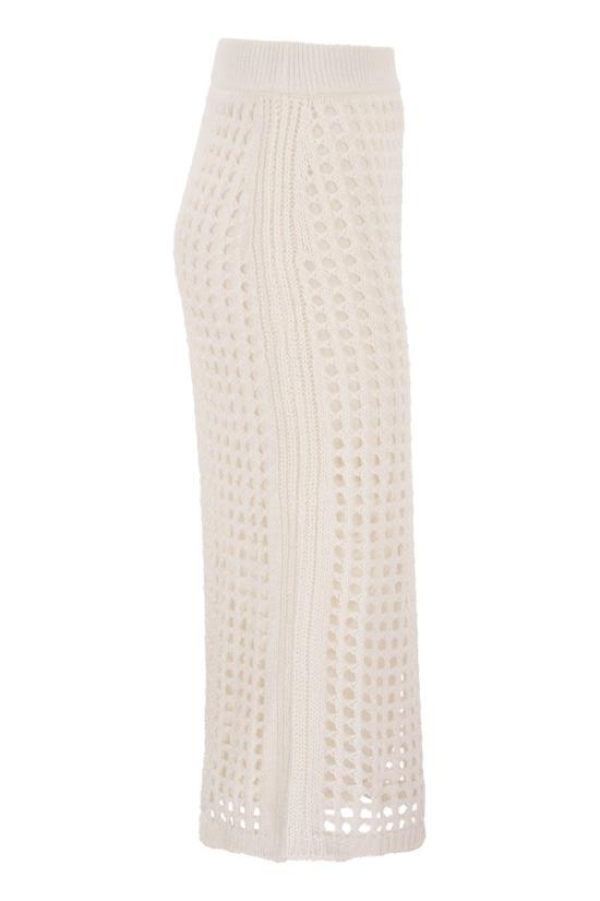 26SS 막스마라 미디 스커트 2611301029600 001 WHITE - MAX MARA