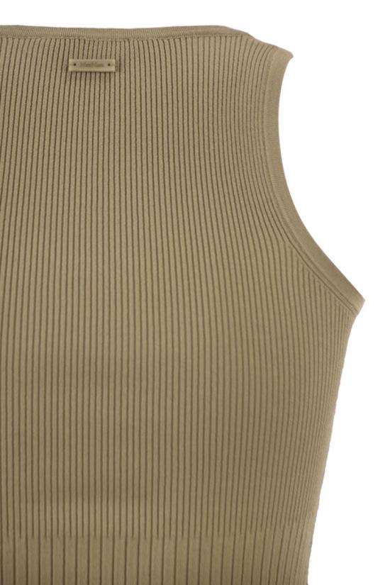 26SS 막스마라 바디수트 티셔츠 2611361032600 010 KHAKI - MAX MARA