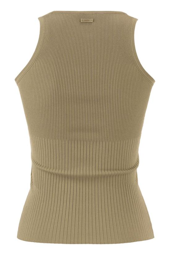 26SS 막스마라 바디수트 티셔츠 2611361032600 010 KHAKI - MAX MARA