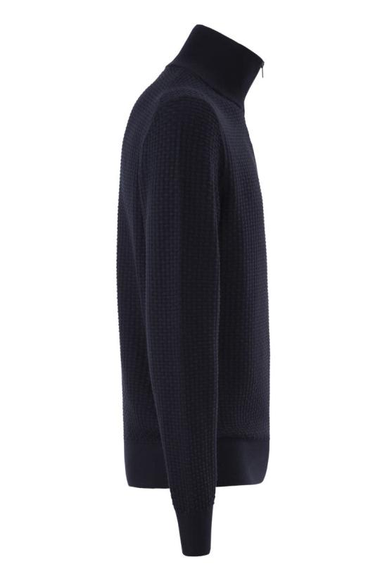  보스 집업 니트 5055511810276796 404 NIGHT BLUE - BOSS