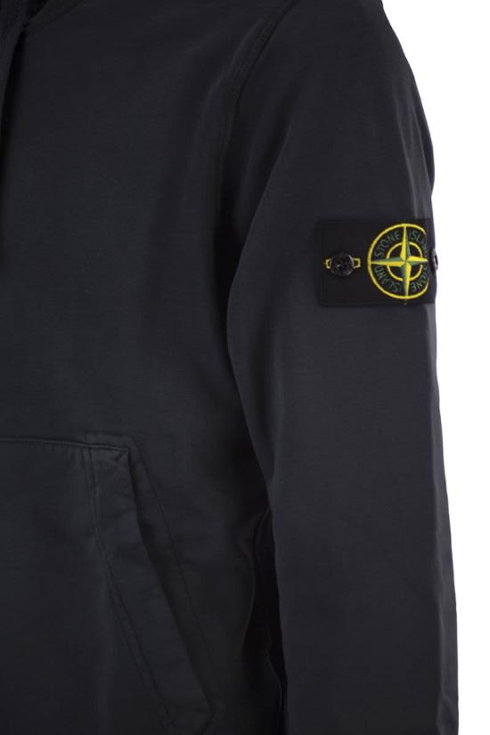  스톤 아일랜드 후드 티셔츠 L1S156100062S0051 V0020 NAVY - STONE ISLAND