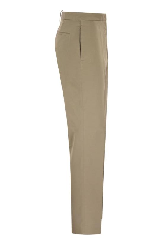 26SS 파비아나 필리피 구비오 코튼 개버딘 조거 팬츠 PAD266F326L784 1274 KHAKI - FABIANA FILIPPI