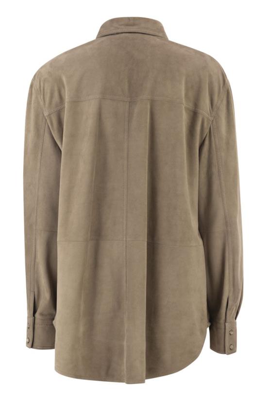 26SS 브루넬로 쿠치넬리 셔츠 MPCAL7436 C4191 BEIGE - BRUNELLO CUCINELLI