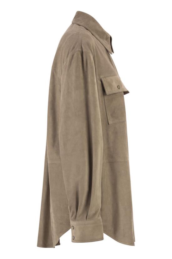 26SS 브루넬로 쿠치넬리 셔츠 MPCAL7436 C4191 BEIGE - BRUNELLO CUCINELLI