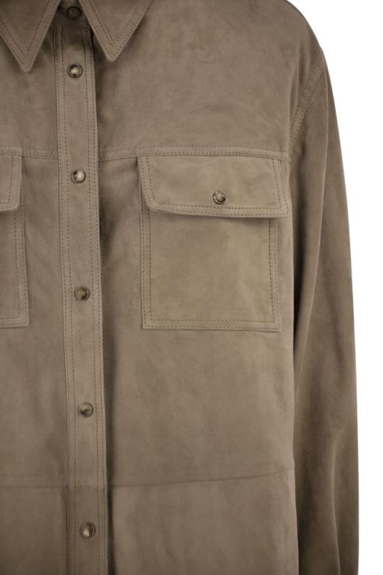 26SS 브루넬로 쿠치넬리 셔츠 MPCAL7436 C4191 BEIGE - BRUNELLO CUCINELLI