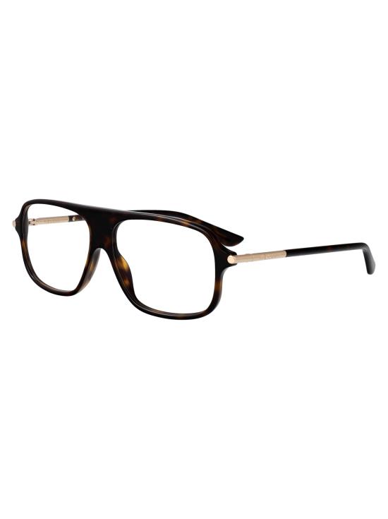 26SS 알렉산더 맥퀸 안경 AM0555O 002 HAVANA HAVANA TRANSPARENT - ALEXANDER MCQUEEN