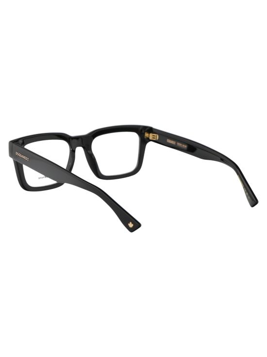 25FW 디스퀘어드2 안경 D2 0090 807 BLACK - DSQUARED2