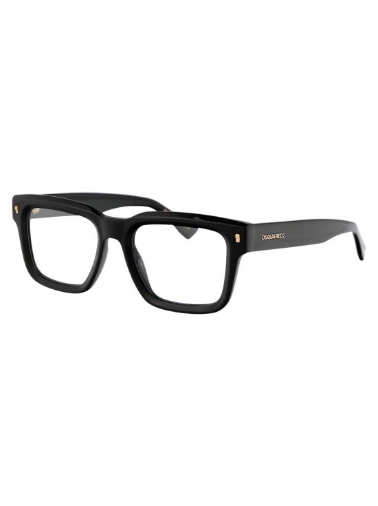 25FW 디스퀘어드2 안경 D2 0090 807 BLACK - DSQUARED2