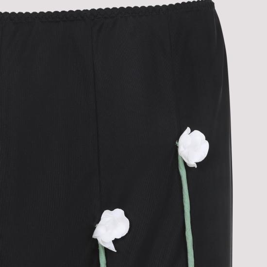 26SS 모스키노 롱 스커트 261DA01200446 1555 BLACK - MOSCHINO