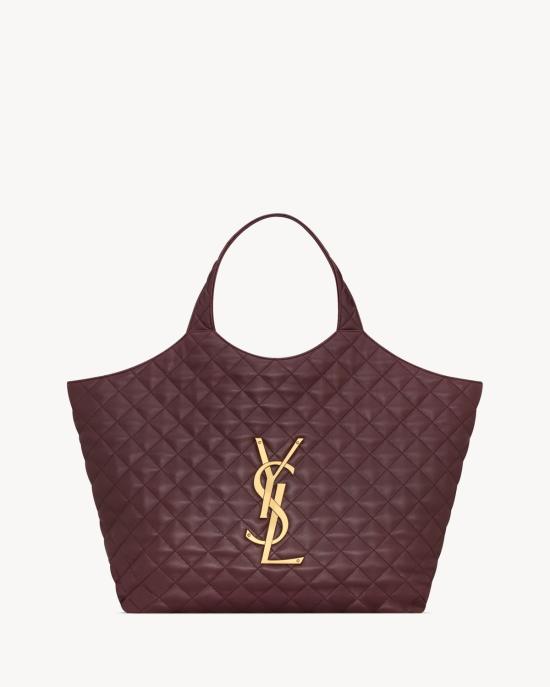 26SS 생로랑 이카 퀼티드 나파 백 698651AAANG 6195 RED