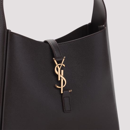 26SS 생로랑 LE 5 A 7 서플 그레인드 레더 스몰백 850533AAAUQ 2877 BROWN - SAINT LAURENT