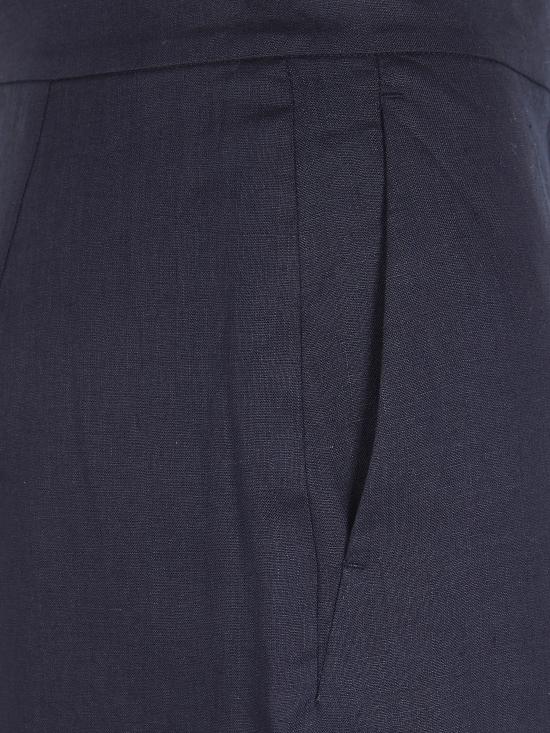 26SS 막스마라 스튜디오 스트레이트 팬츠 2616131122600 035 BLACK - MAX MARA STUDIO