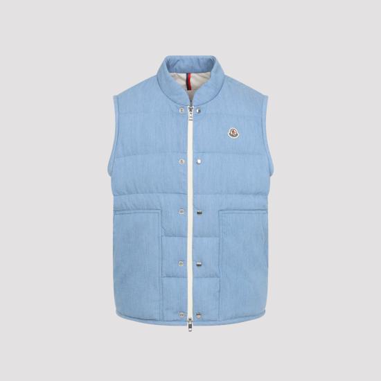 26SS 몽클레어 패딩 조끼 L10911A00137599HB 757 PASTEL BLUE - MONCLER