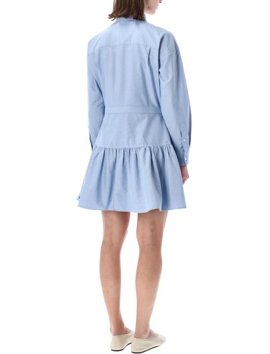 26SS 폴로 랄프로렌 미디 원피스 211B22755 001 LIGHT BLUE STRIPES - POLO RALPH LAUREN