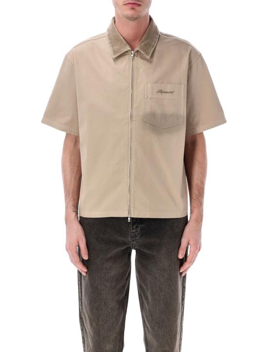 26SS 리프레젠트 반팔 셔츠 MLM100538 37 VINTAGE KHAKI