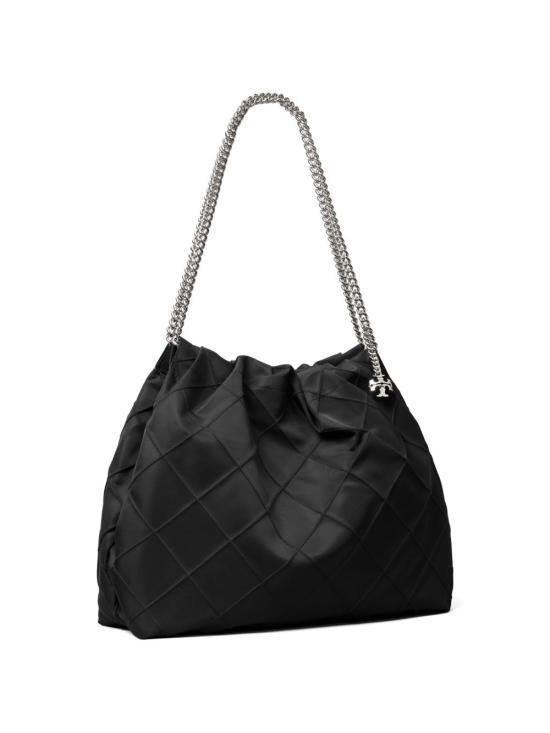 26SS 토리버치 플래밍 나일론 호보백 176707001 BLACK - TORY BURCH